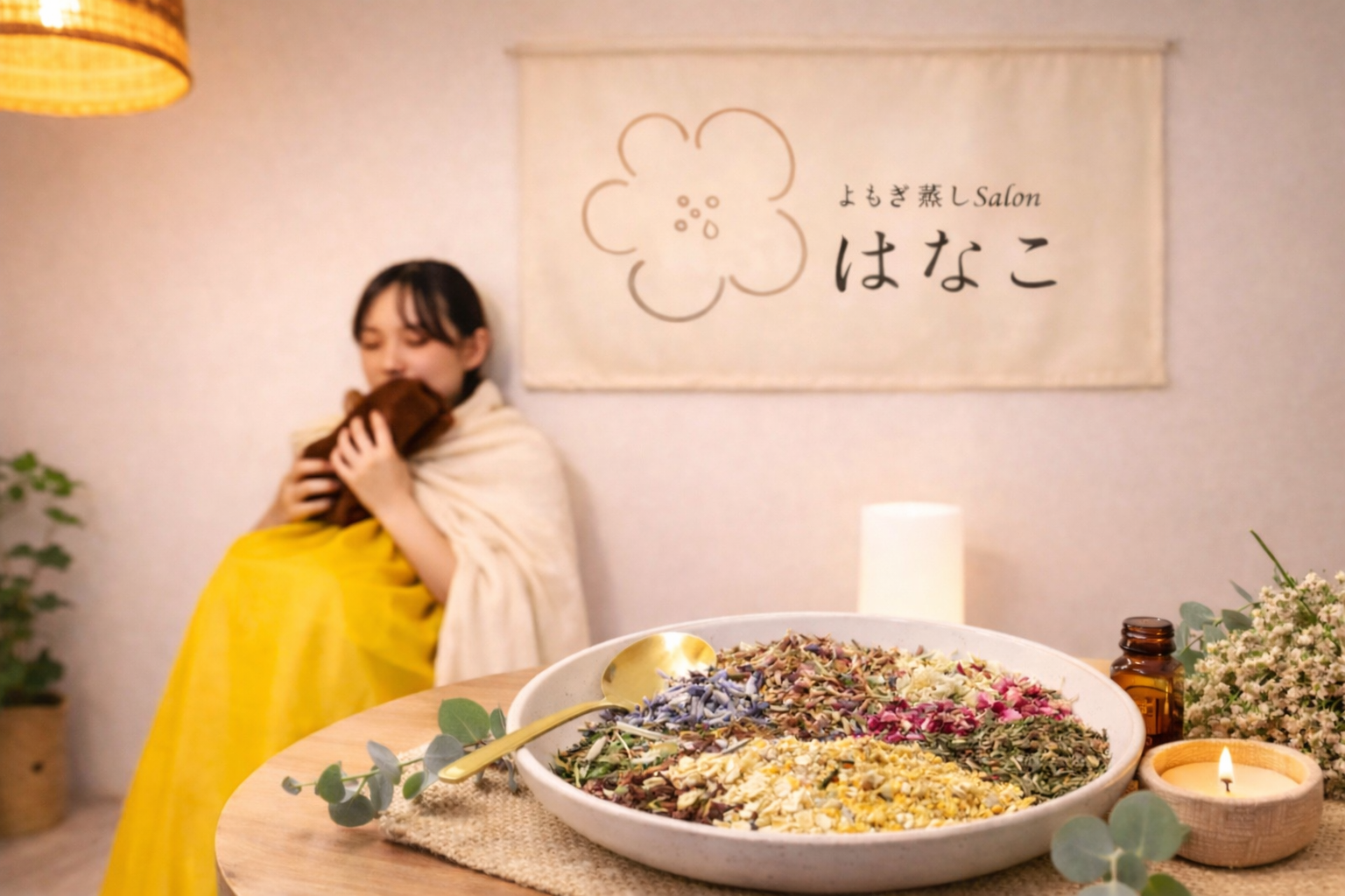 国産よもぎ蒸し